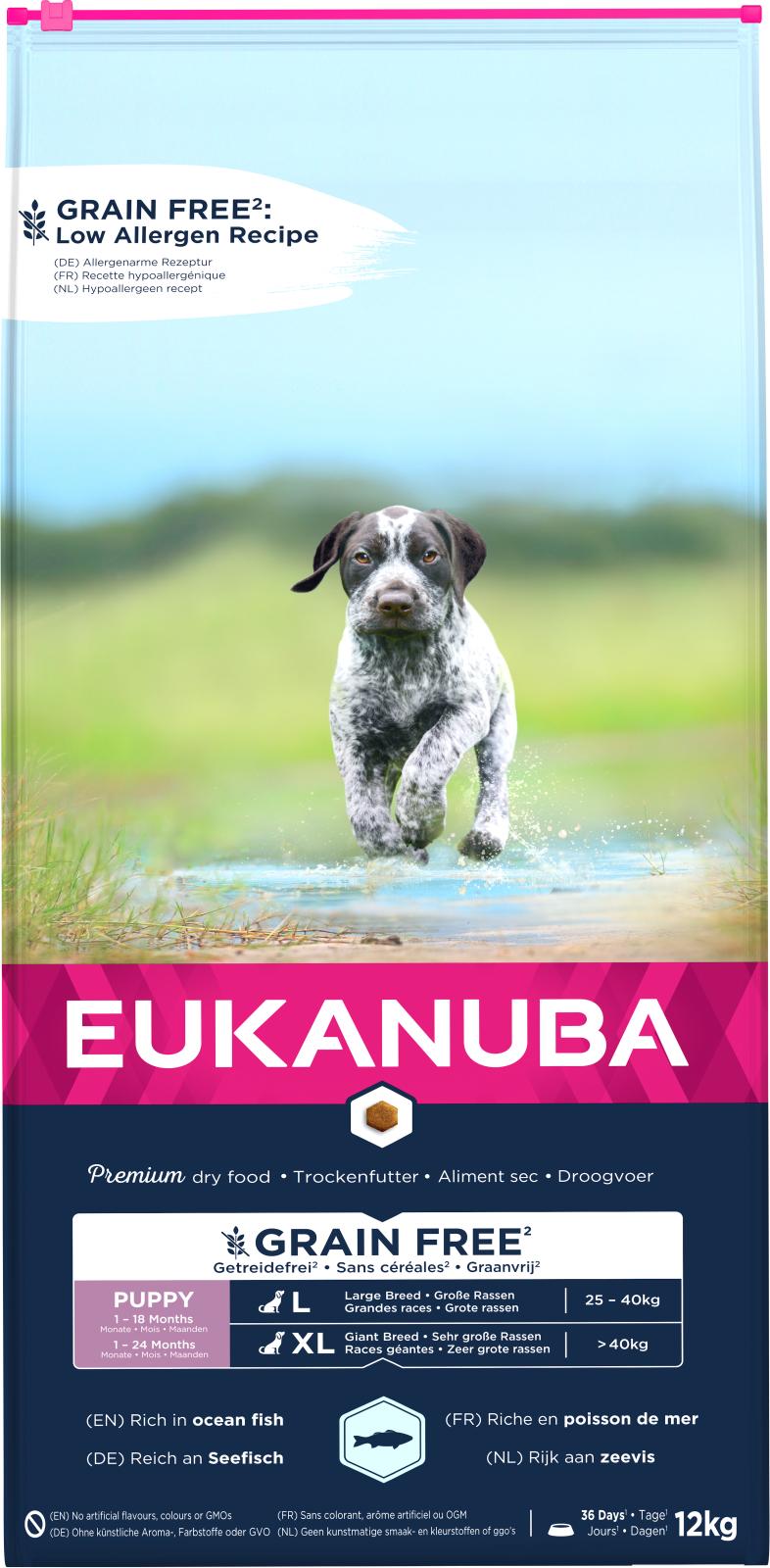 Eukanuba Puppy & Junior Large Grainfree Havfisk