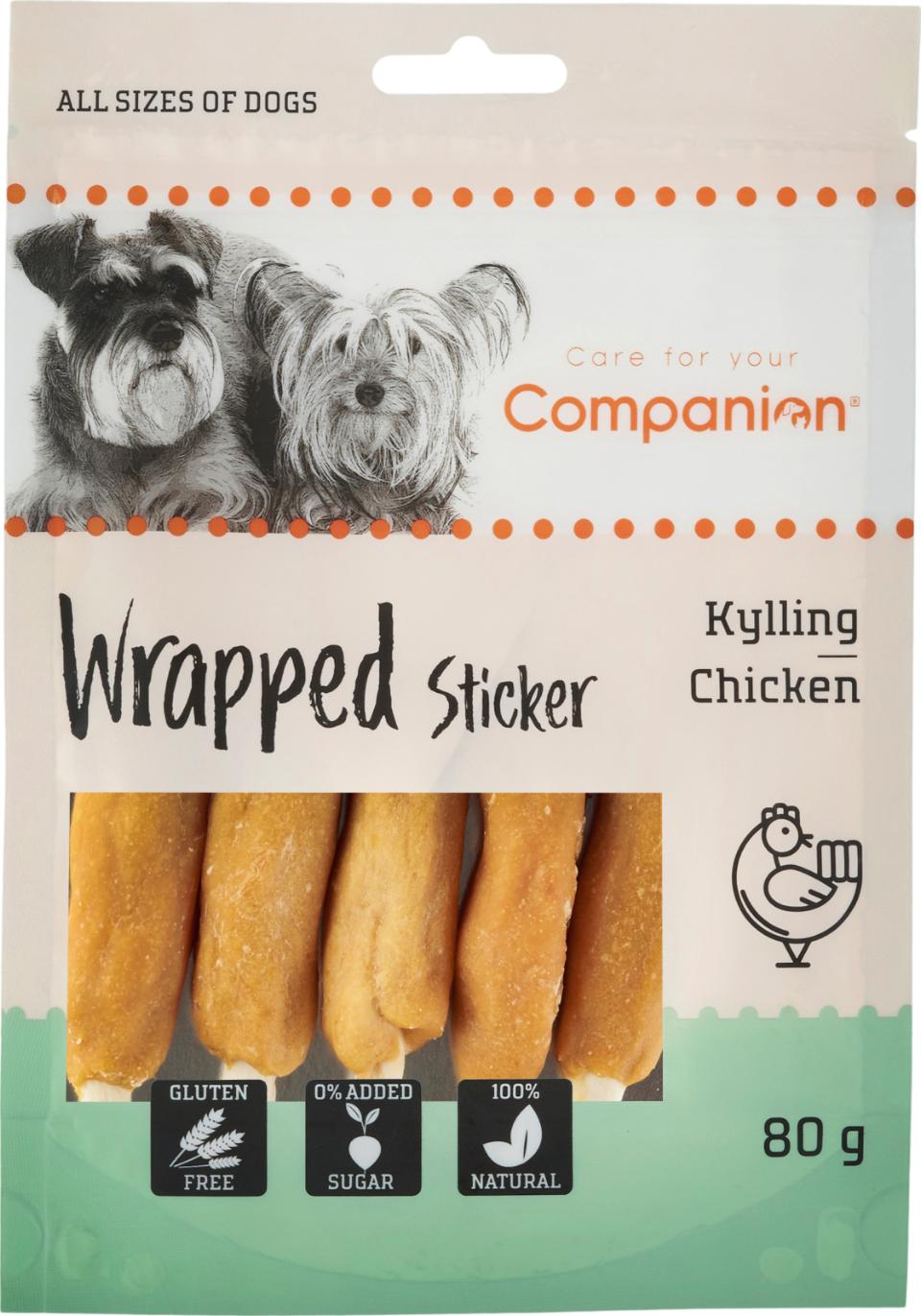 Companion Wrapped Sticker Kyckling