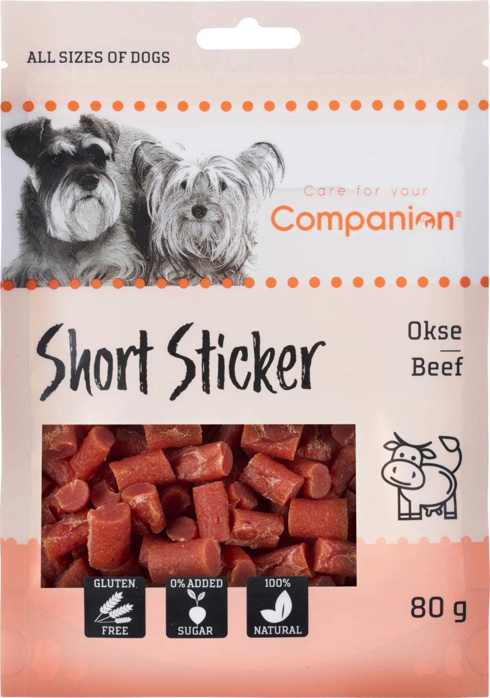 Companion Short Beef Sticks 1,5Cm