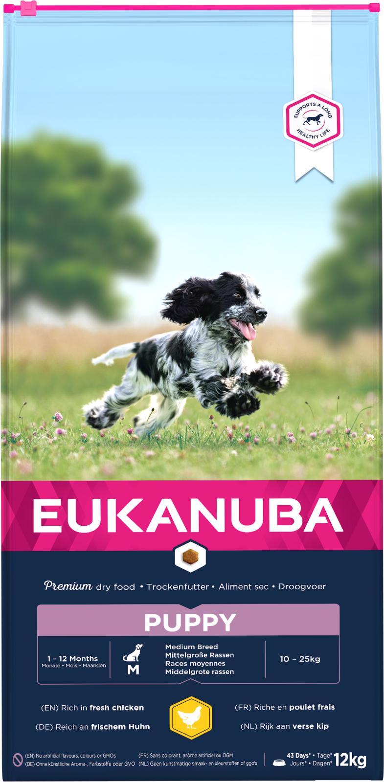 Eukanuba Puppy Medium Breed Kylling