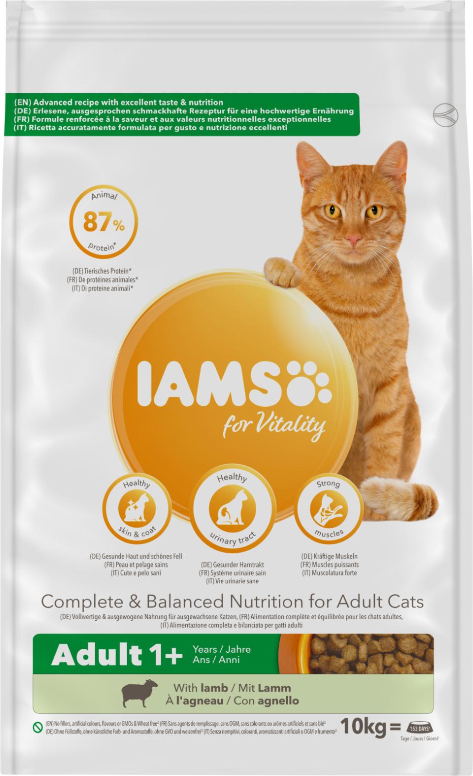 Iams Cat Vitality Adult Lam