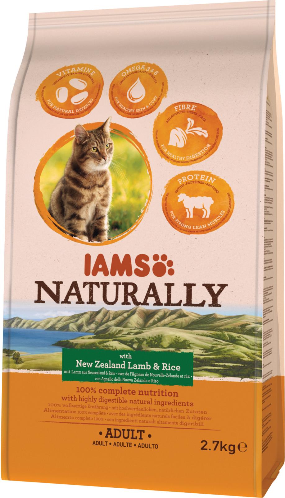 Iams Cat Naturally Adult Lam