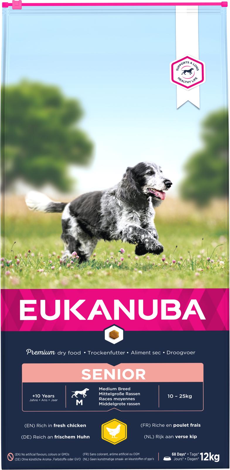 Eukanuba Senior Medium Breed Kylling