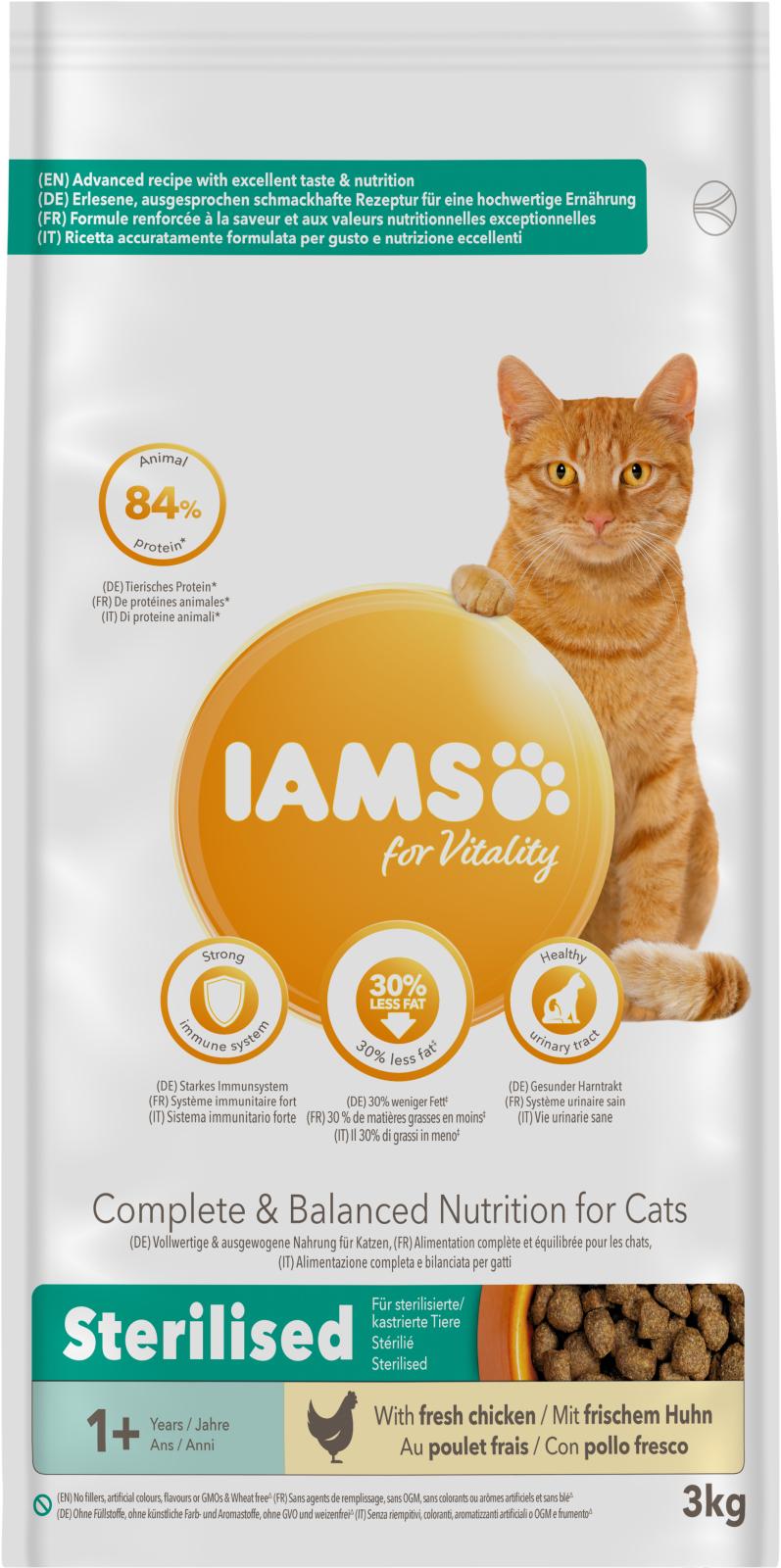 Iams Cat Vitality Adult Sterilized