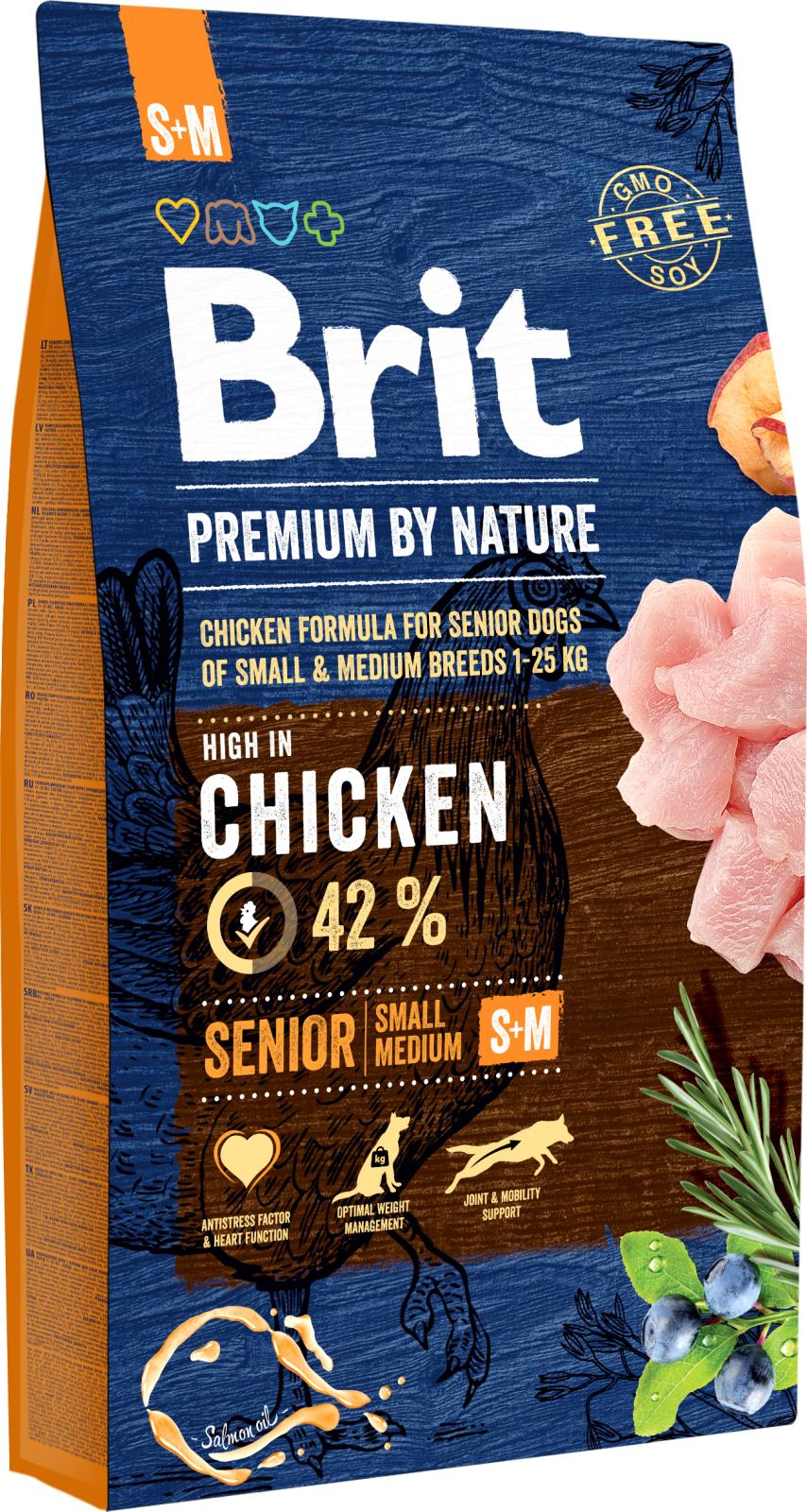 Brit Premium By Nature Senior S/M Breed