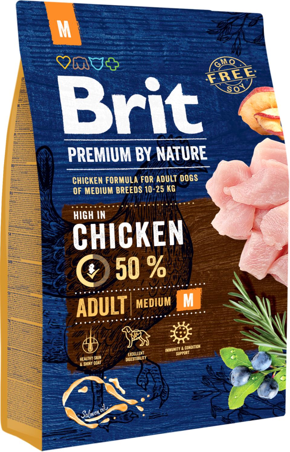 Brit Premium By Nature Adult Medium Breed