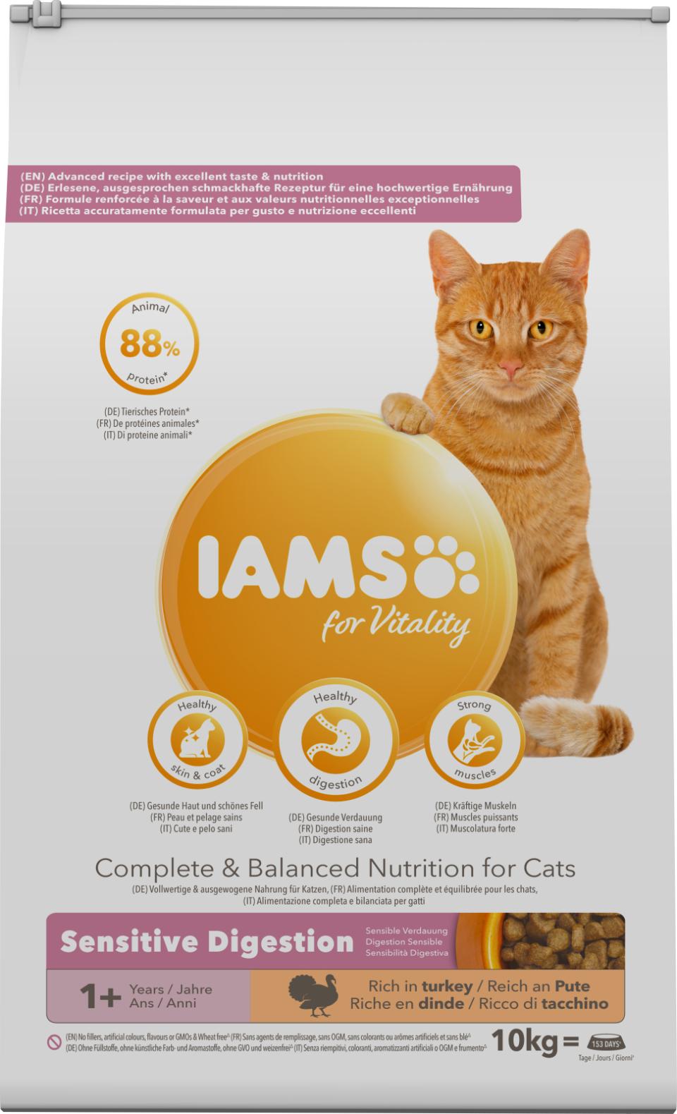 Iams Cat Vitality Adult/Senior Sensitive Digestion