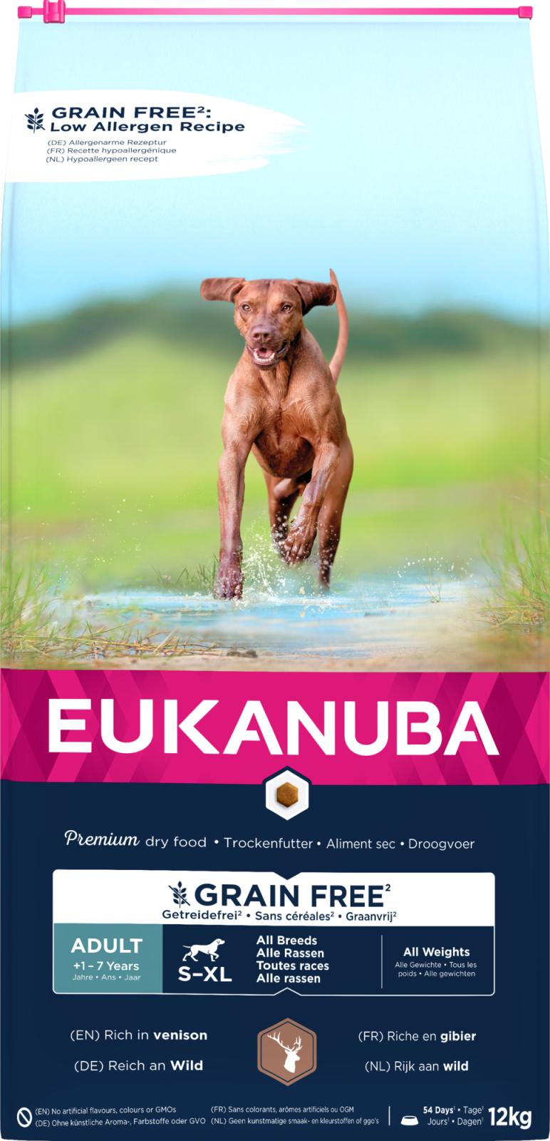 Eukanuba Adult All Breed Grainfree Hjortekød