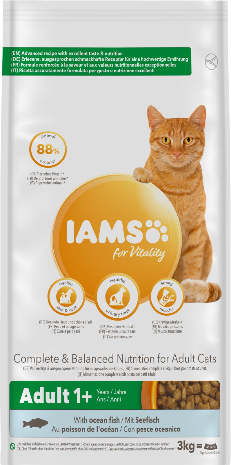 Iams Cat Vitality Adult Havfisk