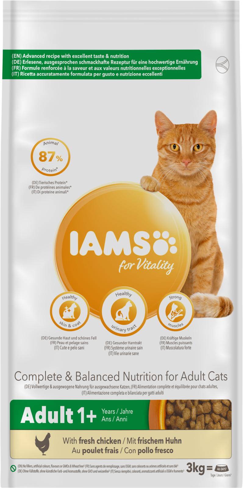 Iams Cat Vitality Adult Kylling