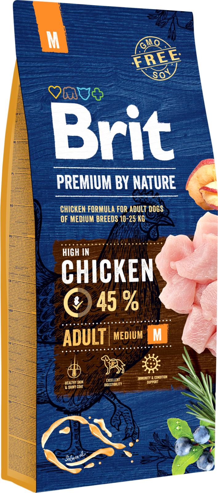 Brit Premium By Nature Adult Medium Breed