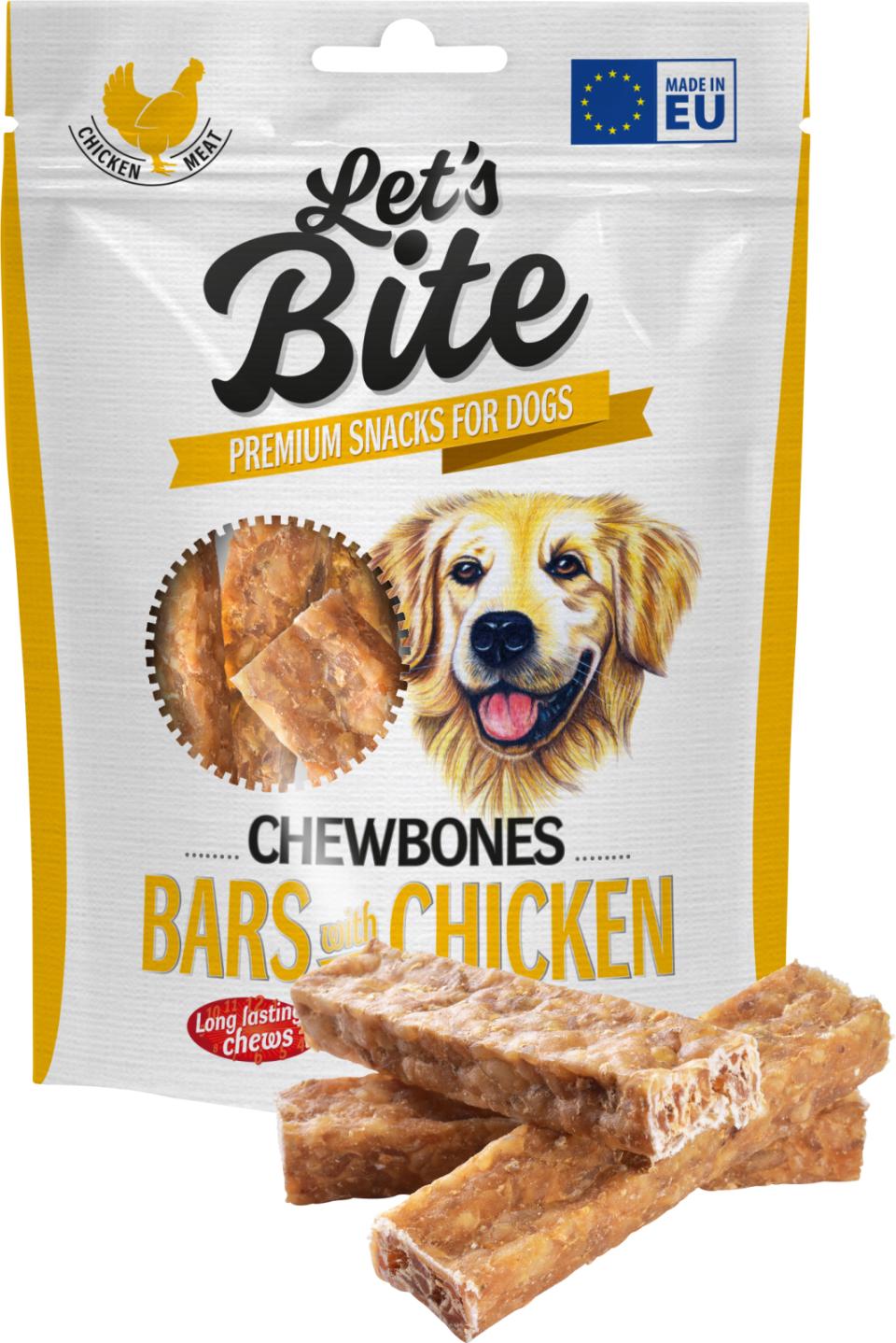 Lets Bite Chewbones Tuggpinnar Med Kyckling