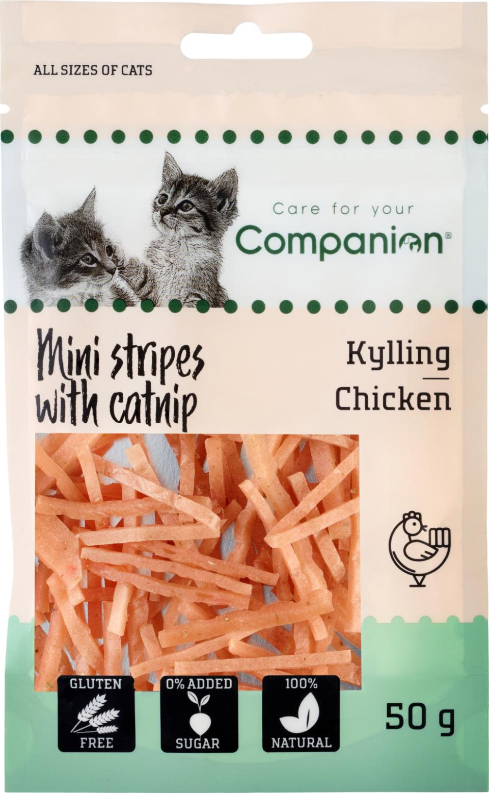 Companion Mini Stripes Med Katteurt (Kylling)