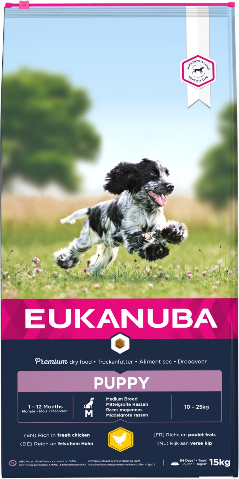 Eukanuba Puppy Medium Breed Kylling