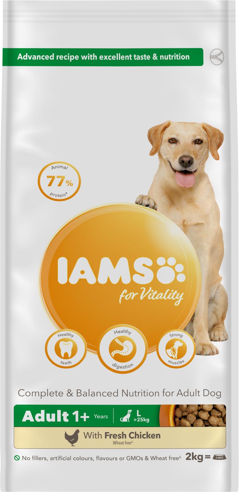 Iams Vitality Adult Large Breed Kylling