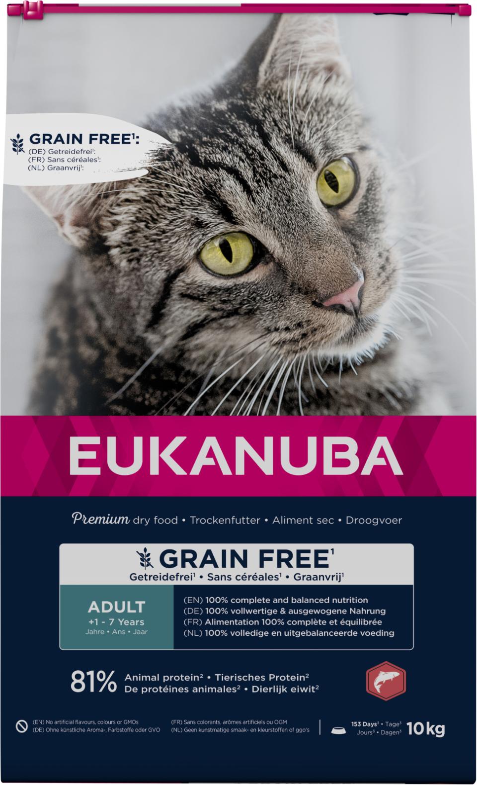 Eukanuba Cat Adult Grainfree Laks