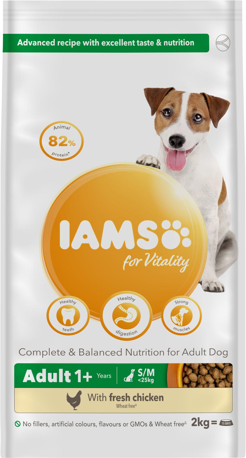 Iams Vitality Adult Small/Medium Breed Kylling