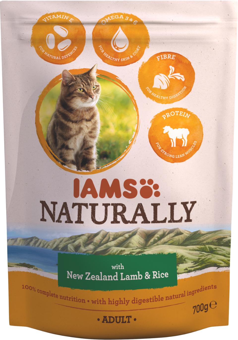 Iams Cat Naturally Adult Lam