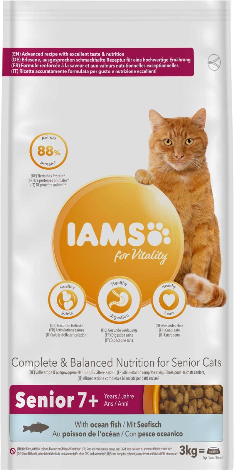 Iams Cat Vitality Mature & Senior Havfisk