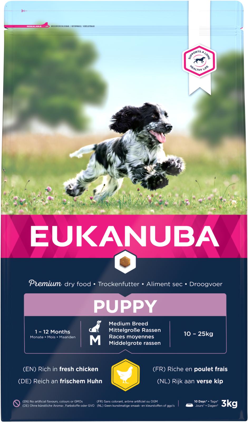 Eukanuba Puppy Medium Breed Kylling