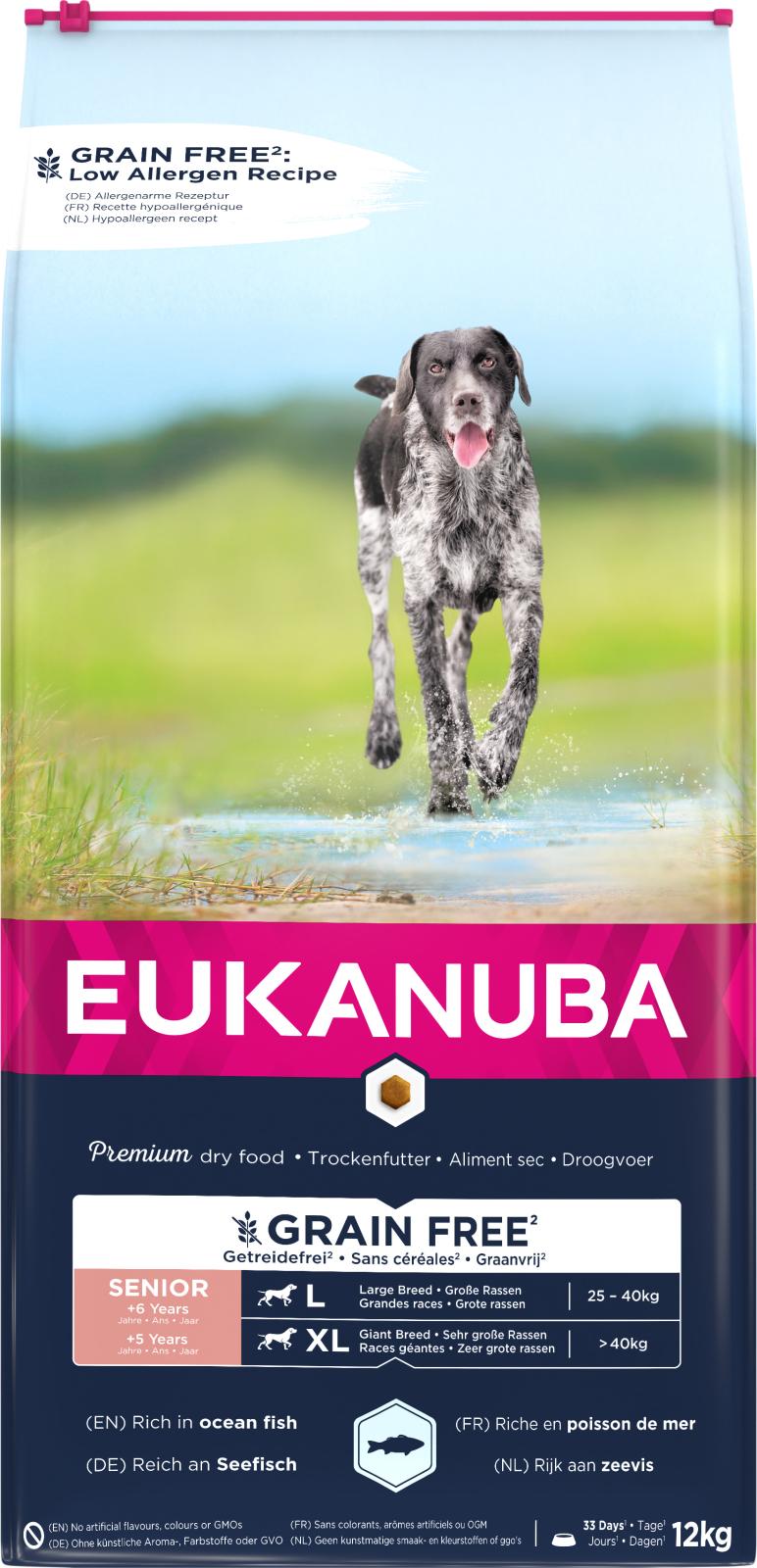 Eukanuba Senior Large Grainfree Havfisk