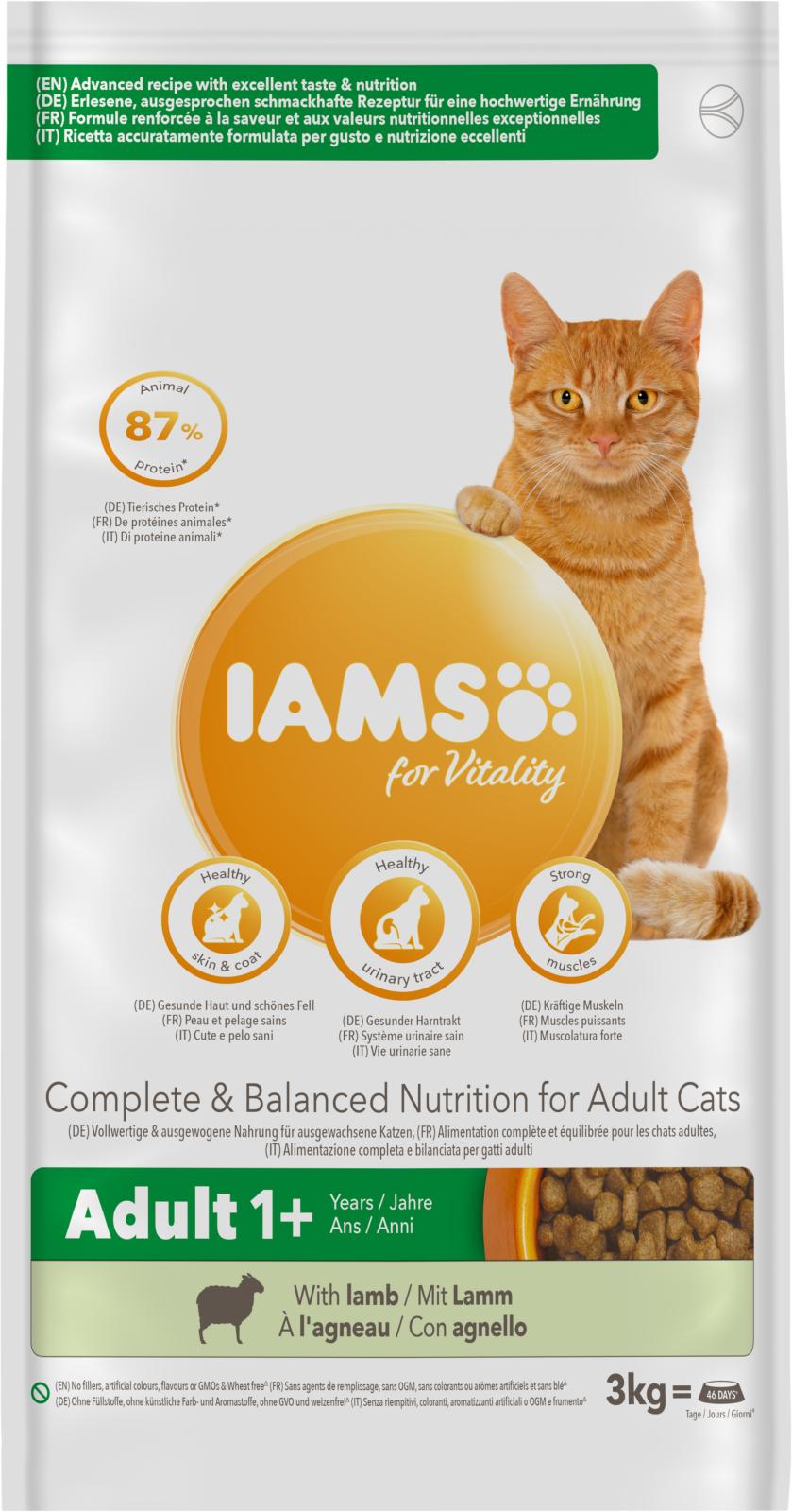 Iams Cat Vitality Adult Lam