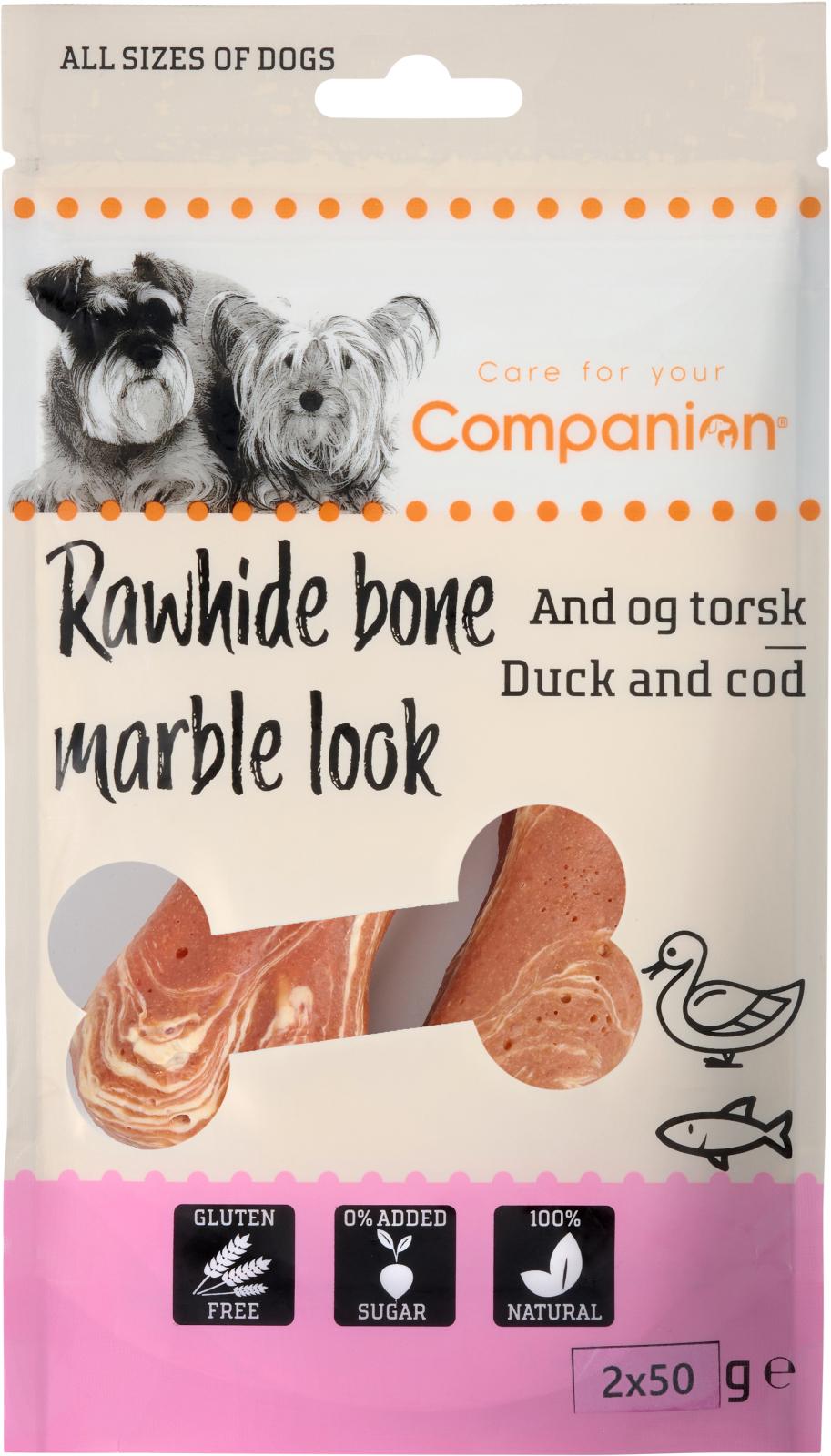 Companion Meat Wrapped Rawhide Bone - Anka Och Torsk