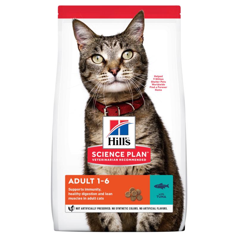 Hills Science Plan Adult Optimal Care Tuna - Dry Cat Food 3 kg