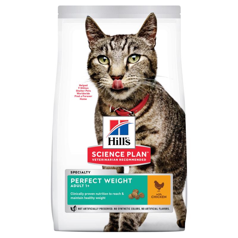 Hills Science Plan Adult Perfect Weight Chicken - Dry Cat Food 7 kg