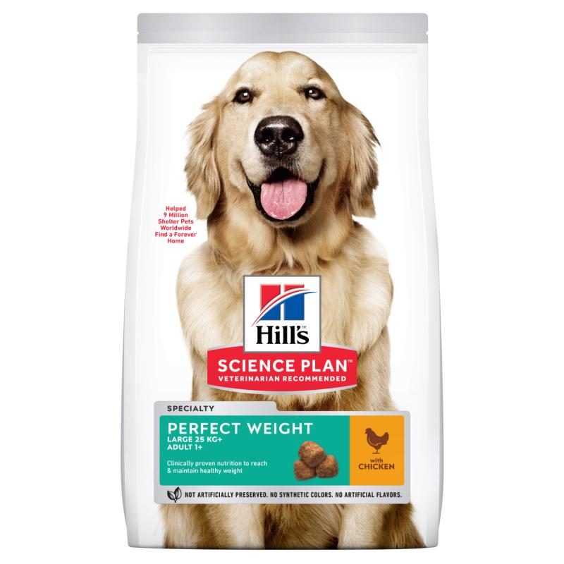 Hills Science Plan Adult Perfect Weight Large Chicken - Dry Dog Food 12 kg