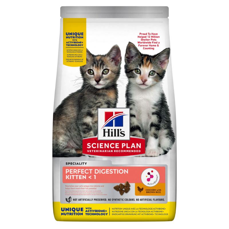 Hills Science Plan Kitten Perfect Digestion Chicken & Rice 7 kg