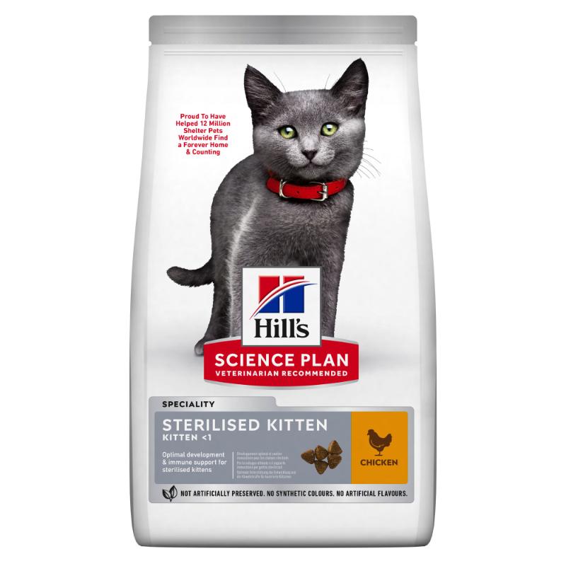 Hills Science Plan Sterilised Kitten Chicken 3 kg