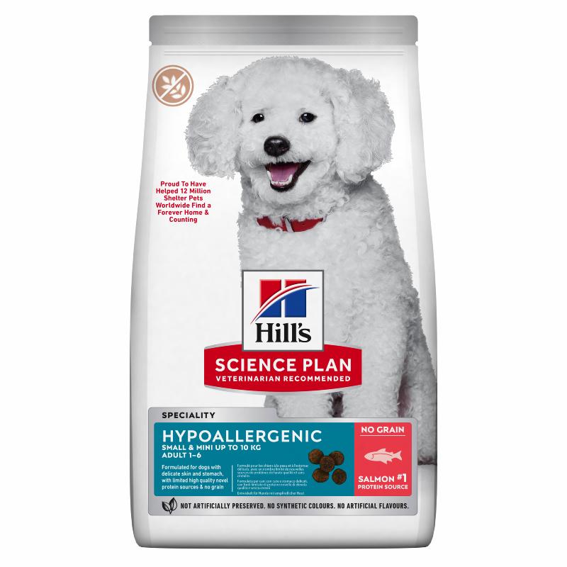 Hills Science Plan Hypoallergenic Adult Small & Mini hundfoder med lax 6 kg