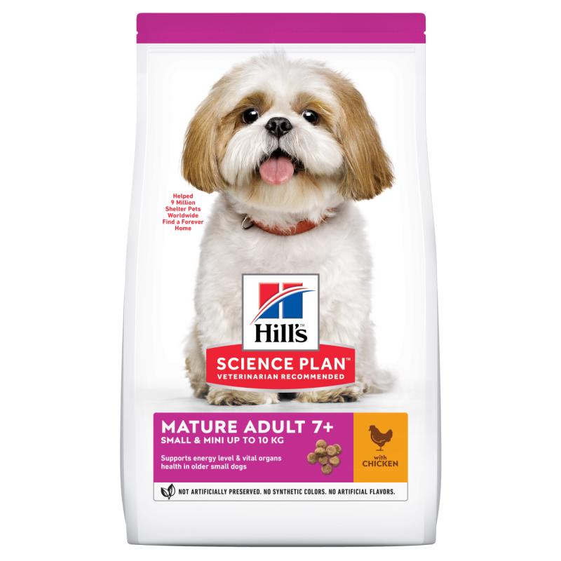 Hills Science Plan Mature 7+ Small & Miniature Chicken - Dry Dog Food 6 kg