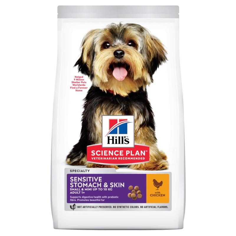 Hills Science Plan Adult Stomach & Skin Small & Miniature Chicken - Dry Dog Food 6 kg