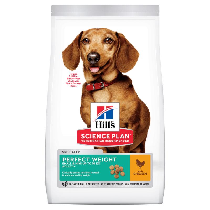 Hills Science Plan Adult Perfect Weight Small & Miniature Chicken - Dry Dog Food 6 kg