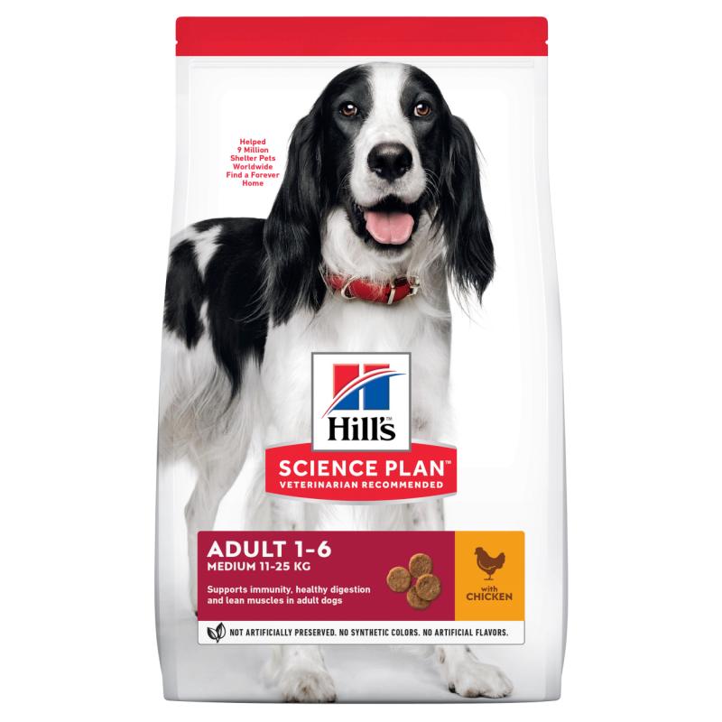 Hills Science Plan Adult Medium Chicken - Dry Dog Food 14 kg