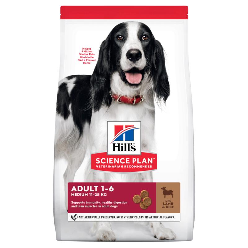 Hills Science Plan Adult Medium Lamb & Rice - Dry Dog Food 14 kg