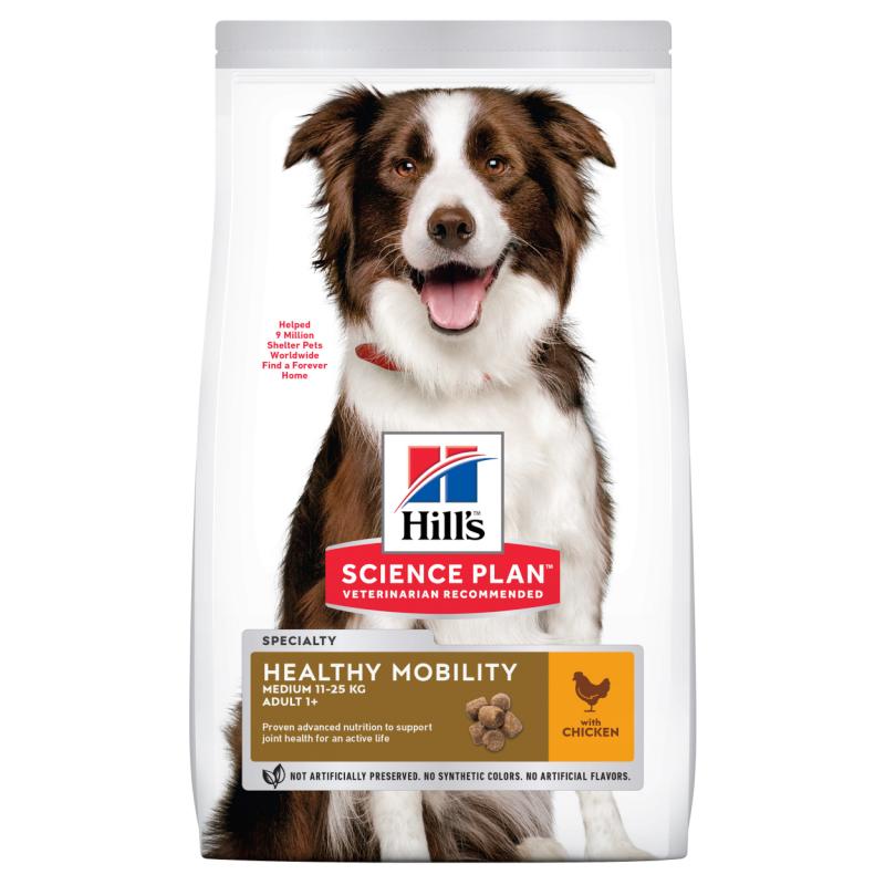 Hills Science Plan Adult Healthy Mobility Medium Chicken - Dry Dog Food 14 kg