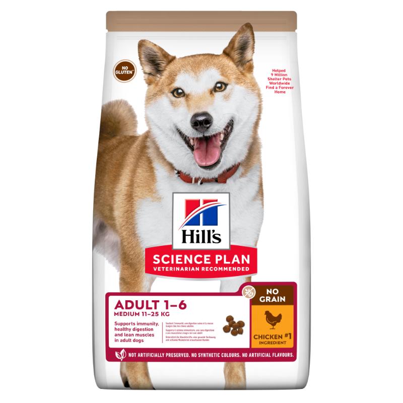 Hills Science Plan Adult Medium No Grain Chicken 14 kg