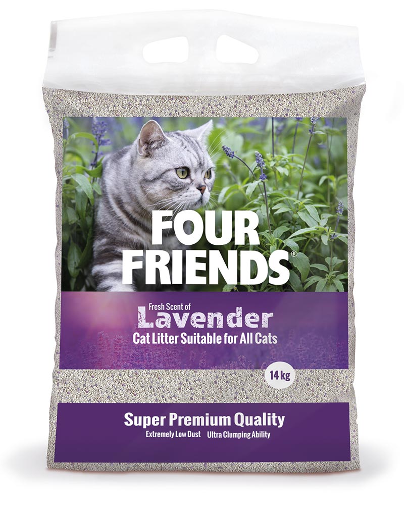 Fourfriends Kattsand Lavender 14 kg