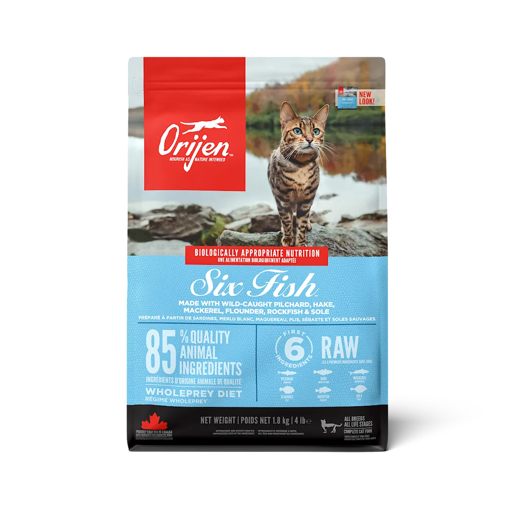 Orijen Cat Six Fish Grain Free - Dry Cat Food 1,8 kg