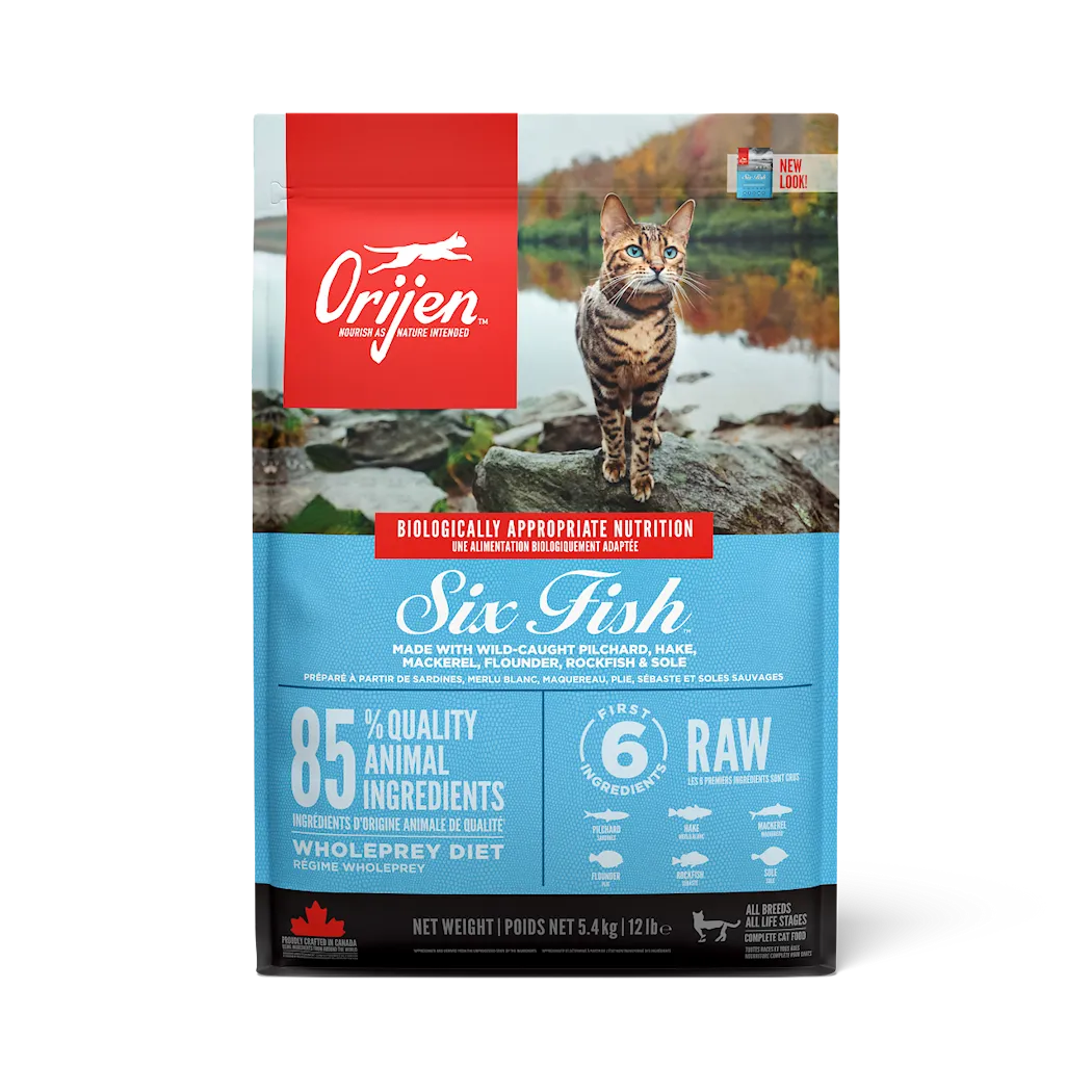 Orijen Cat Six Fish Grain Free - Dry Cat Food 5,4 kg