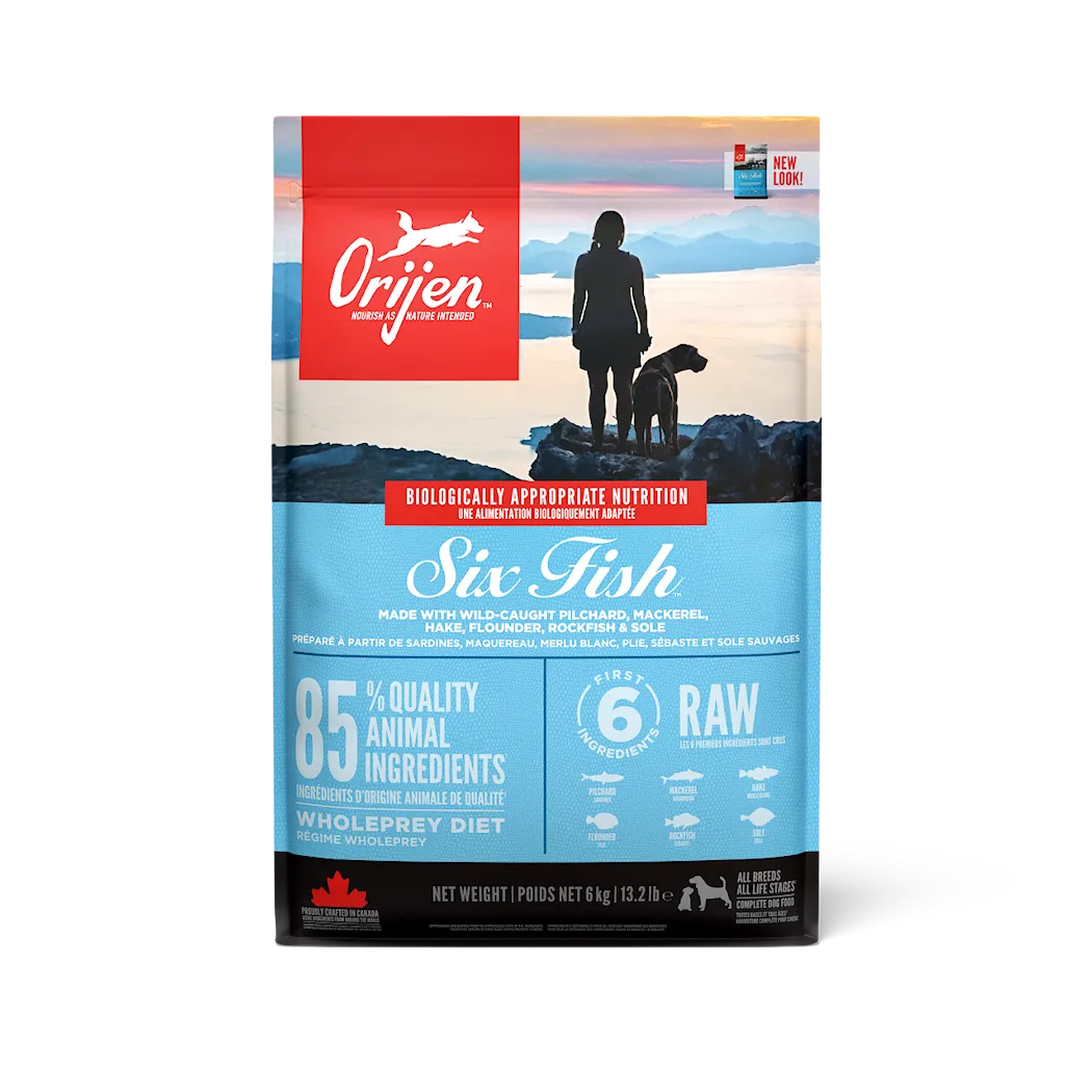 Orijen Dog Six Fish Adult Grain Free - Dry Dog Food 6 kg