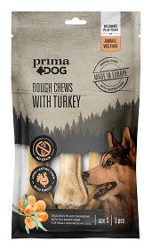 PrimaDog Rough Chews Turkey/Sea Buckthorn S x6