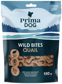 PrimaDog Wild Bites Vaktel 150g