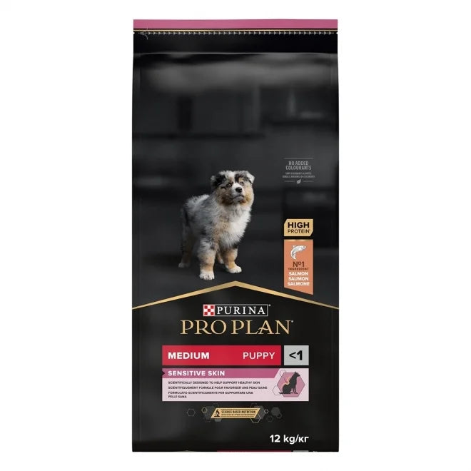 Purina Pro Plan Medium Puppy - SENSITIVE SKIN 12 kg