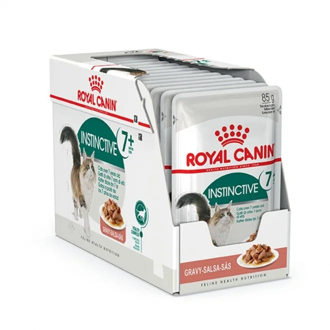 Royal Canin Instinctive 7+ Gravy Ageing Våtfoder för katt 85 g x 12 st