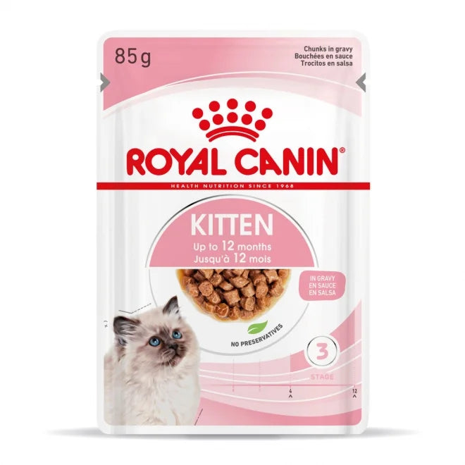 Royal Canin Kitten Gravy Våtfoder för kattunge 85 g x 12 st