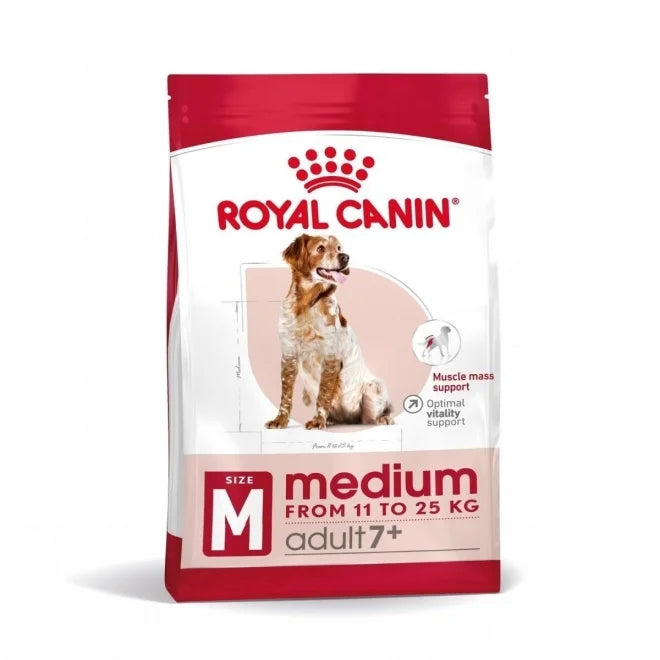 Royal Canin Medium Adult 7+ Torrfoder för hund 15 kg